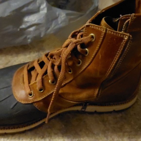 Timberland US mens 12 auburn leather boots - Picture 5 of 8